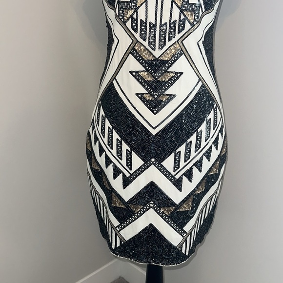 Sequin Mini Dress Express - Picture 3 of 7